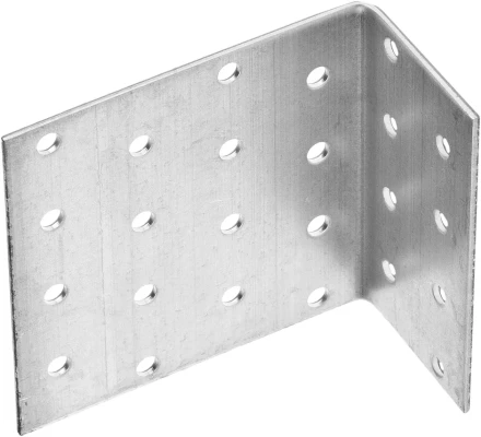 Крепежный угол ЗУБР &quot;МАСТЕР&quot; анкерный, 80х80х40мм, 1шт 310226-080-080 купить в Кургане