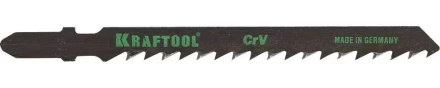 Полотна KRAFTOOL, T144D, для эл/лобзика, Cr-V, по дереву, ДВП, ДСП, быстрый рез, EU-хвост., шаг 4мм, 75мм, 5шт 159521-4-S5 купить в Кургане