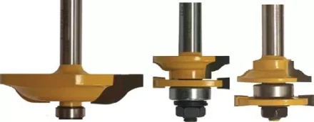 Набор фрез для изготовления филенчатых изделий хвостовик 12 мм 3 штуки Энкор 46601 46601 купить в Кургане