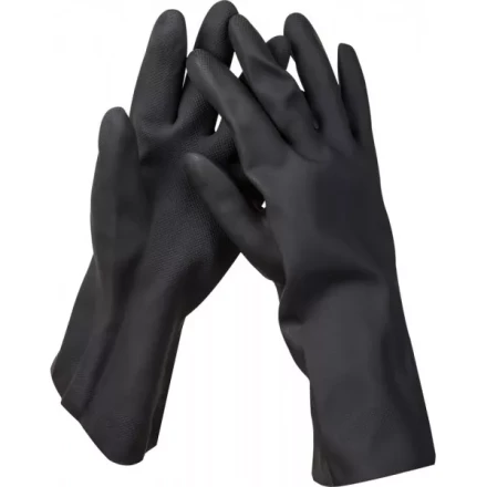 Перчатки KRAFTOOL противокислотные, неопреновые, повышенной прочности, с х/б напылением, размер XL 11282-XL купить в Кургане