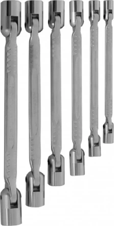 Набор ключей торцевых карданных 8-19мм 6предметов Jonnesway W43A106S 47401 купить в Кургане