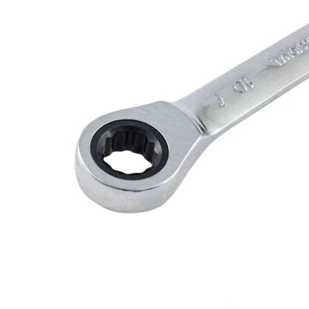 Ключ накидной трещоточный, 8 х 10 мм, CrV, зеркальный хром Matrix 14497 купить в Кургане