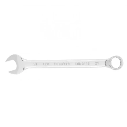 Ключ комбинированный Matrix 21 мм полированный хром 15165 купить в Кургане