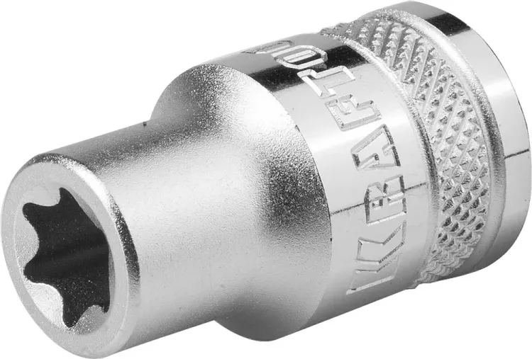 Торцовая головка KRAFTOOL "INDUSTRIE QUALITAT", Cr-V, внешний TORX, хромосатинированная, 1/2", Е 14 27810-14_z01 купить в Кургане