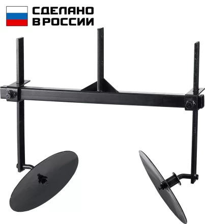 ЗУБР ОК-3, без сцепки, окучник дисковый раздвижной для мотоблоков (707101-3) купить в Кургане