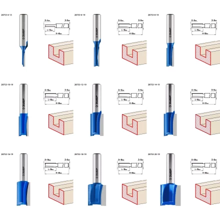ЗУБР 30 шт, набор профильных фрез по дереву, Профессионал (28796-H30) купить в Кургане