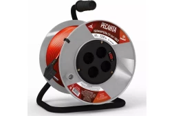 Удлинитель силовой на катушке Ресанта СУ-2х1-50/2 (с выкл., 4 розетки) 61/118/5