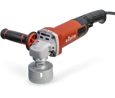 УШМ ESPIRA AGI-125-13E (125 мм 220-240В, 50/60 Гц, мощность 1300 Вт, 4000-11000 об/мин, 2.5 кг), 400752 купить в Кургане