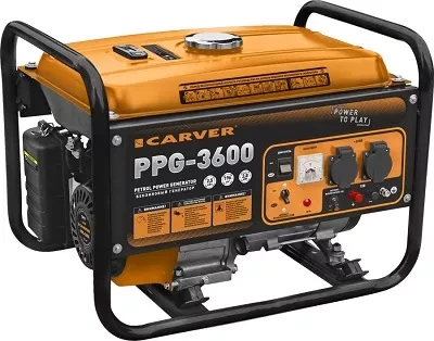 Генератор бензиновый CARVER PPG- 3600 LT-168F-1 купить в Кургане