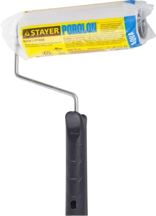 Валик &quot;ПОРОЛОН&quot; малярный в сборе, бюгель 6мм, 44x180мм, STAYER Master 0360-18_z01 купить в Кургане