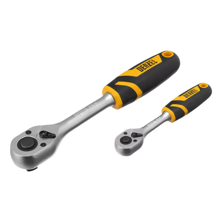 Набор инструментов Denzel 15803, 1/2", 1/4", CrV, S2, пластиковый кейс, 100 предметов купить в Кургане