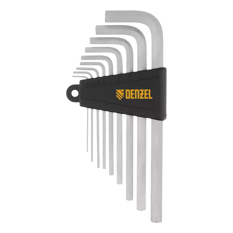 Набор инструментов Denzel 15803, 1/2", 1/4", CrV, S2, пластиковый кейс, 100 предметов купить в Кургане