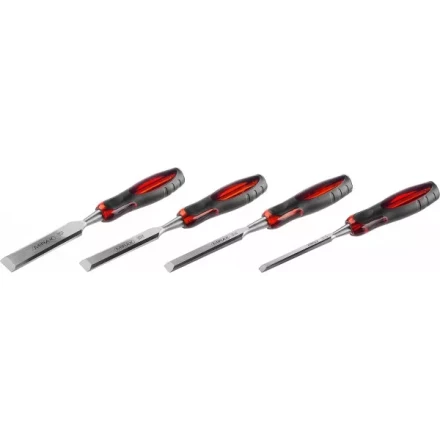 Набор MIRAX: Стамески с двухкомпонентной прозрачной рукояткой в блистере, 4шт 1810-H4 купить в Кургане