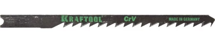 Полотна KRAFTOOL, U244D, для эл/лобзика, Cr-V, по дереву, ДВП, ДСП, фигурный рез, US-хвост., шаг 4мм, 75мм, 2шт 159623-4 купить в Кургане
