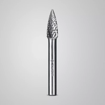 Зубр Твердосплавная борфреза G - парабола с острым углом, 8 х 20 мм (28806-8-20) купить в Кургане
