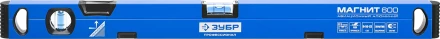 Уровень усиленный магнитный с зеркальным глазком серия ПРОФЕССИОНАЛ ЗУБР ПРО-М 400 мм купить в Кургане