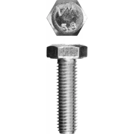 Болт ЗУБР "МАСТЕР" с шестигранной головкой, ГОСТ 7798-70, класс прочности 5.8, оцинкованный, M10x35мм, 5кг 303080-10-035 купить в Кургане