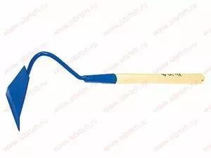 Полольник малый изогнутое крепление деревянная рукоятка  СИБРТЕХ Россия 62302 купить в Кургане