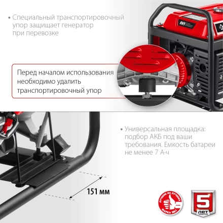 ЗУБР 2800 Вт, бензиновый генератор с электростартером (СБ-2800Е) купить в Кургане