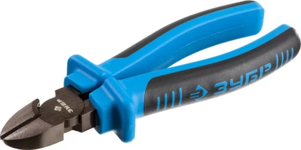 Бокорезы ЗУБР эксцентриковое расположение шарнира, особостойкое спец. покрытие Н12Х1 (никель/хром), двухкомпонентные рукоятки, 160мм 2201-5-16_z01 купить в Кургане