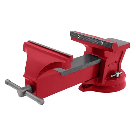 Тиски слесарные 200 мм поворотные с наковальней Matrix купить в Кургане