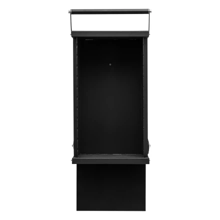 Мангал сварной на колесах, 662 х 390 х 152/805 мм, сталь 2 мм, кочерга в комплекте, Camping Palisad 69669 купить в Кургане