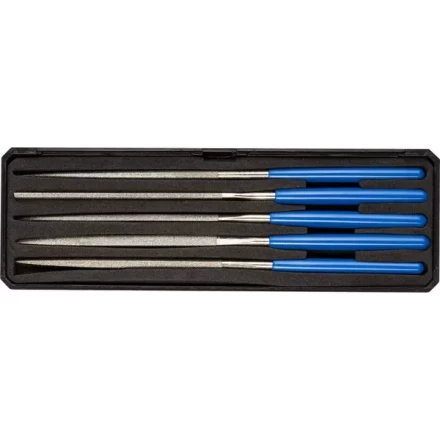 Набор ЗУБР &quot;ЭКСПЕРТ&quot; Надфили с алмазным напылением в пластиковом боксе, P 140, 160х80мм, 5 предметов 33388-160-H5 купить в Кургане