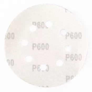 Круг абразивный на ворсовой подложке под липучку перфорированный P 600 125 мм 5 штук MATRIX 73817 купить в Кургане