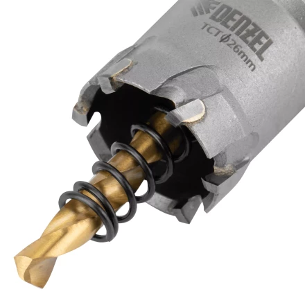 Коронка по металлу твердосплавная, 26 мм Denzel 724006 купить в Кургане