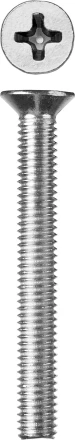 Винт ЗУБР &quot;МАСТЕР&quot; DIN 965, класс прочности 4.8, оцинкованный, M6x55мм, 5кг 303110-06-055 купить в Кургане