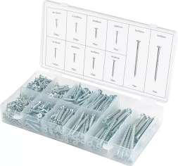 Набор саморезов по дереву 750 предм ШУРУПЬ 48160