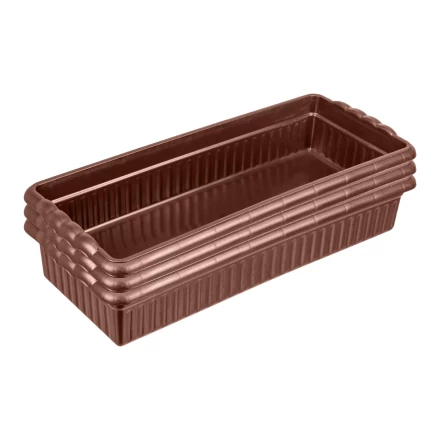 Поддон для рассады 444х185х82 мм, пластиковый, 3 шт, под 10 горшочков 460 мл. Palisad 643444 купить в Кургане