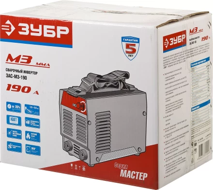 Сварочный инвертор ММА ЗАС-М3-190 серия МАСТЕР купить в Кургане