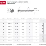 Саморезы ЗУБР с прессшайбой по листовому металлу до 0,9мм, PH2, 4,2х25мм, ТФ7, 50шт 4-300197-42-025 купить в Кургане