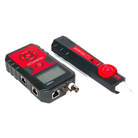 LAN-тестер кабельный КВТ KT 858C с функцией PoE (86210) купить в Кургане