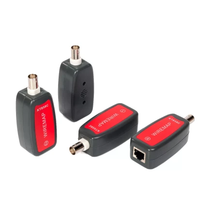 LAN-тестер кабельный КВТ KT 858C с функцией PoE (86210) купить в Кургане