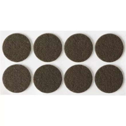 Накладки STAYER &quot;COMFORT&quot; на мебельные ножки, самоклеящиеся, фетровые, коричневые, круглые - диаметр 25 мм, 8 шт 40910-25 купить в Кургане