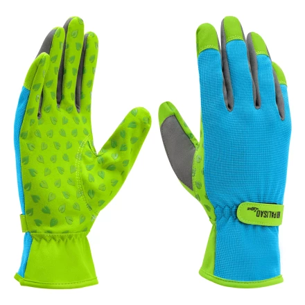 Перчатки садовые на липучке, силиконовое нанесение, размер 8, Luxe// Palisad 67985 купить в Кургане