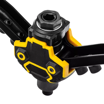 Заклепочник двуручный, заклепки 2,4-3,2-4,0-4,8-6,4 мм Denzel 40500 купить в Кургане