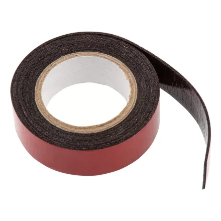 Лента клейкая на вспененной основе, двусторонняя, черная, 19 мм х 1.5 м Matrix 89085 купить в Кургане