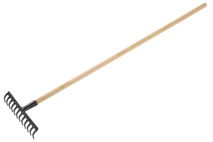 Грабли ЗУБР садовые с черенком, 12 прямых зубцов 4-39583-12 купить в Кургане