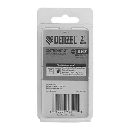 Бита SL4x50, 5 шт. Denzel 7711311 купить в Кургане