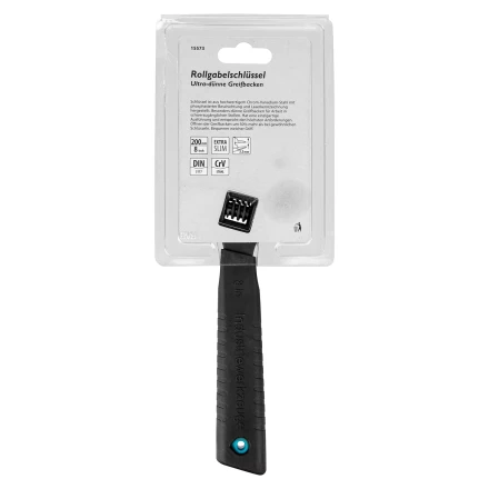 Ключ разводной, 200 мм Gross 15573, CrV, ультратонкие губки купить в Кургане