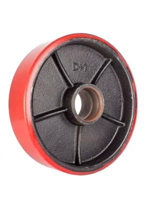 Колесо полиуретановое 200х50 мм без подшипника для тележек гидравлических BF/WB/RHP 1001014 купить в Кургане