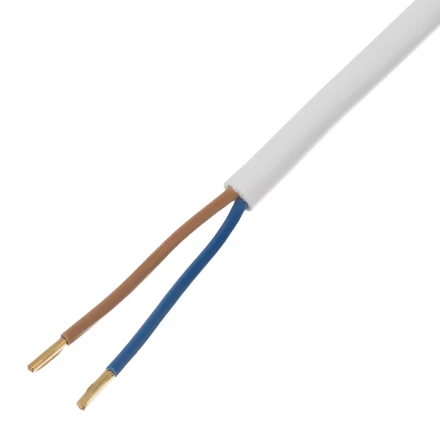 Шнур сетевой Denzel Energy Series, ПВС, 3 м, 2 x 1,5 мм, с неразборной вилкой, белый, 3 м, 37672 купить в Кургане