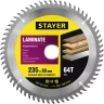 Пильный диск "Laminate line" для ламината, 235x30, 64Т, STAYER 3684-235-30-64 купить в Кургане