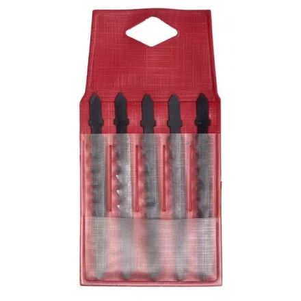 Набор ЗУБР &quot;ЭКСПЕРТ&quot;: Полотна по дереву для эл/лобз, EU-хвостовик, 5шт 1595-S5 купить в Кургане