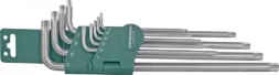 Набор ключей угловых Torx EXTRA LONG T9-Т50 10предметов Jonnesway H12S110S 48067