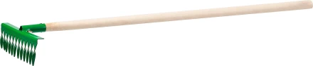 Грабли РОСТОК садовые с черенком, 12 витых зубцов 421900-12 купить в Кургане
