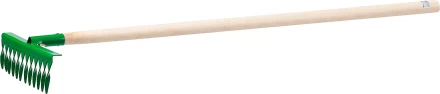 Грабли РОСТОК садовые с черенком, 12 витых зубцов 421900-12 купить в Кургане